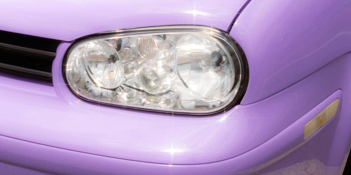 A row of cars in different colours, illustrating car colour and personality