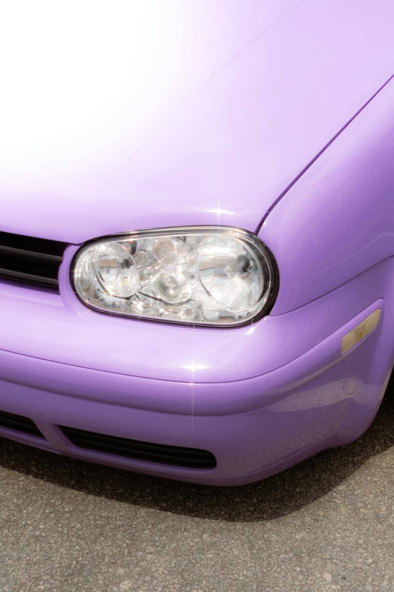 A row of cars in different colours, illustrating car colour and personality