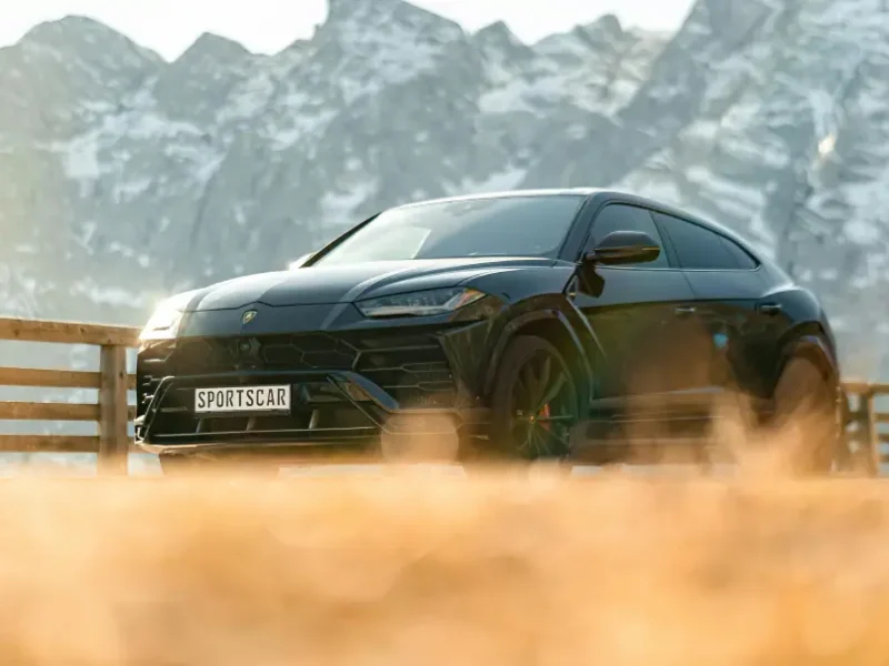 Black Lamborghini Urus